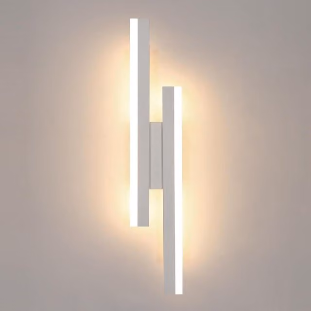 GOECO Dimmable LED Wall Light, 16 W, 3 Colour Temperatures, White