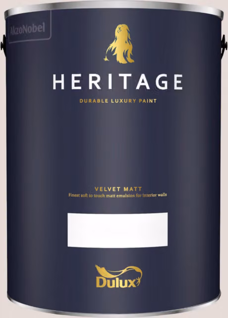 Dulux Trade Heritage Matt Dispersion Paint in Pale Nutmeg, 5 l
