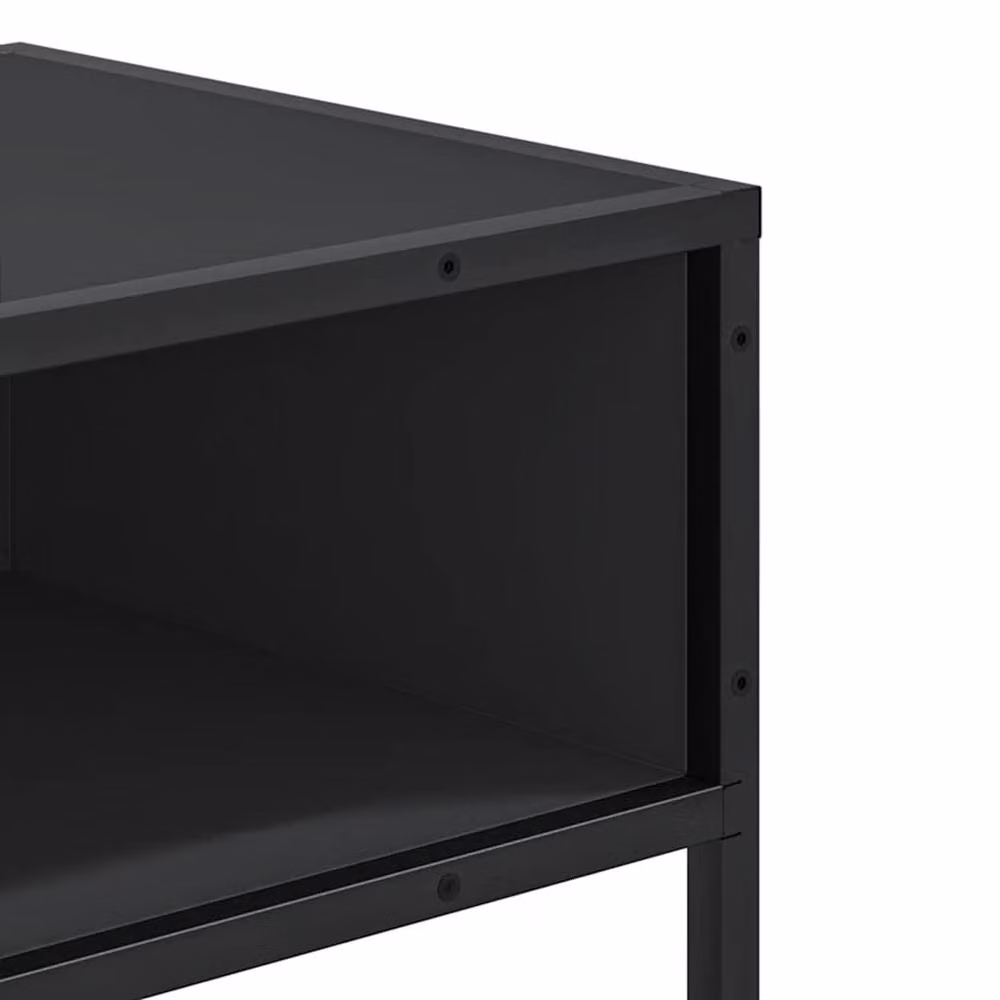 Berkfield Home Decorative Console Table in Black, W/D/H: 90 x 35 x 80 cm – 4