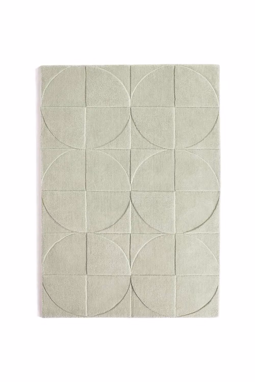 e-Rugs Penny Geometric Modern Wool Rug in Green, W/D/H: 120 x 170 cm – 2