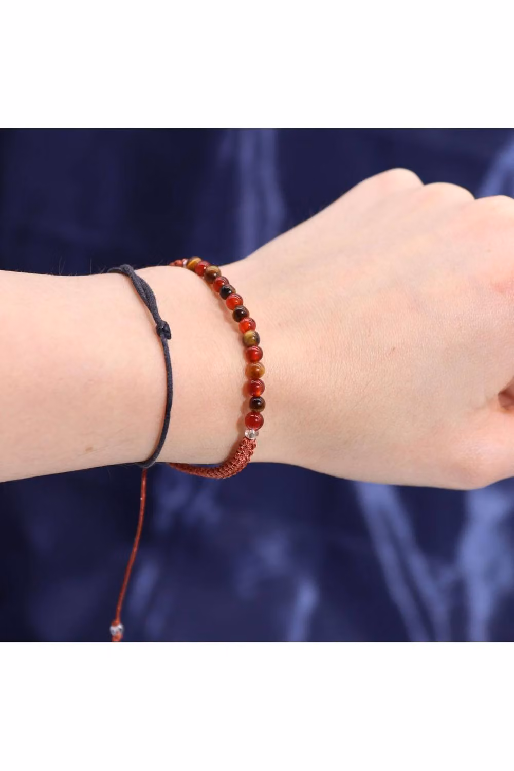 KDMD Leo Zodiac Blue Crystal Votive Candle with Gemstone Bracelet – 3
