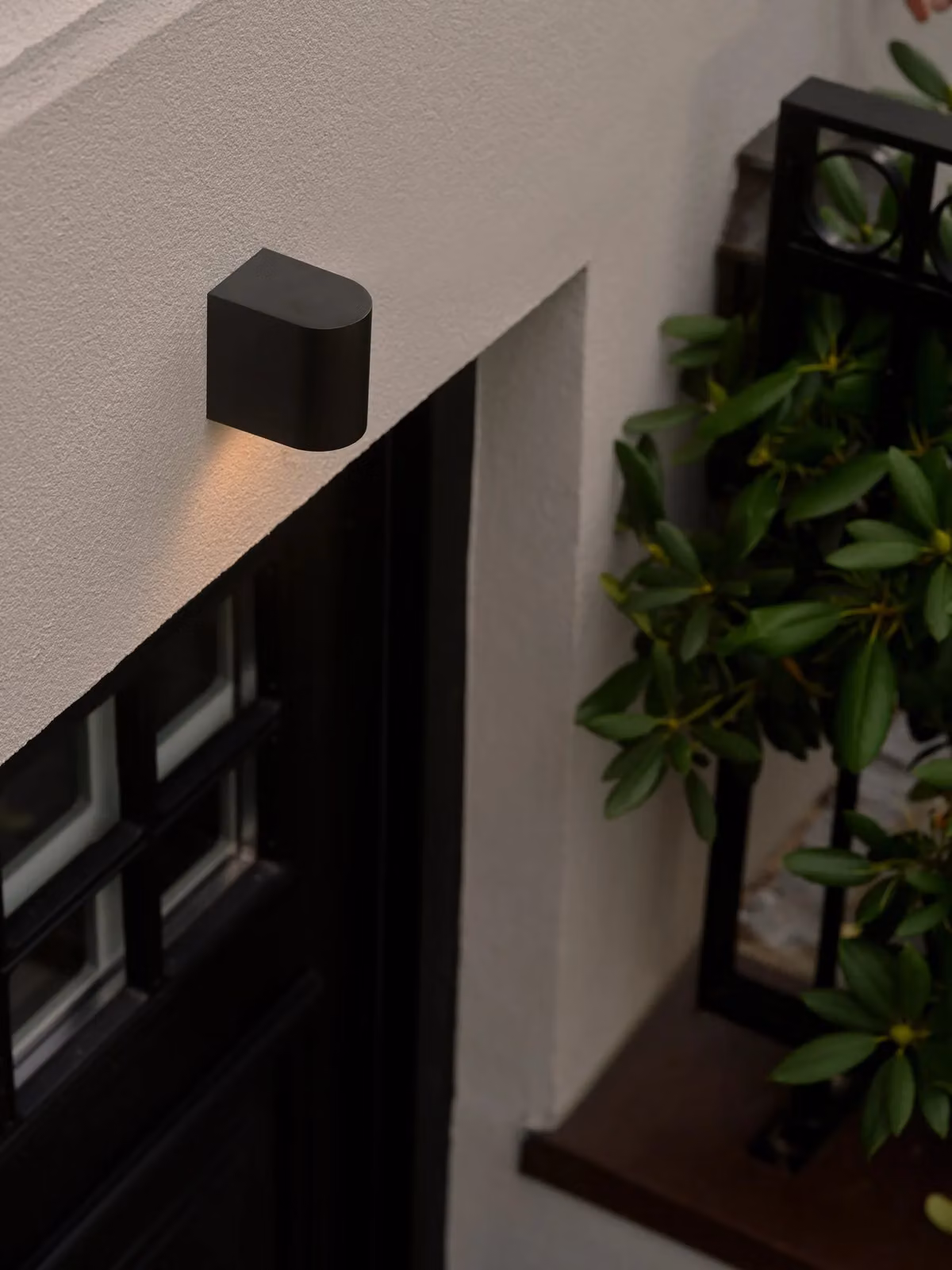 Nordlux Dion Modern Black Metal Outdoor Wall Light for Garden with GU10 Bulb and IP44 Rating – 4