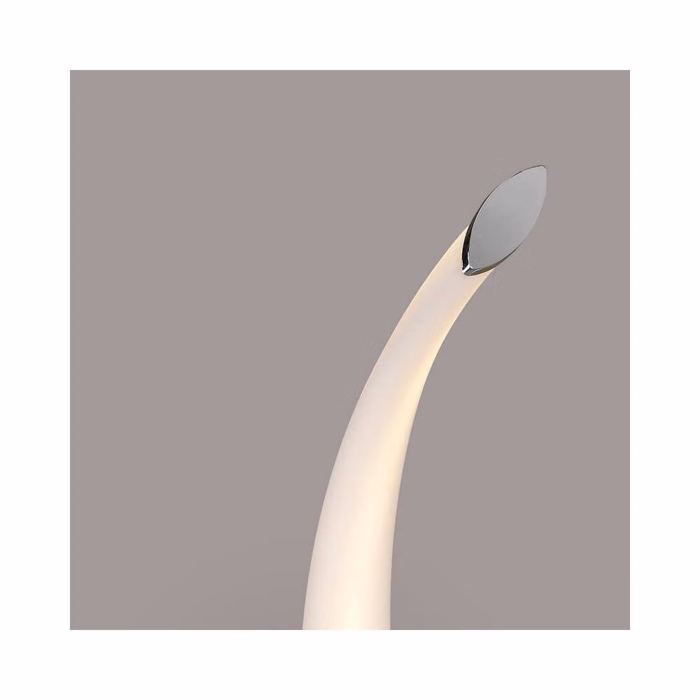 Netlighting Armonia Wave LED Wall Lamp in Chrome and White with Frosted Acrylic, 12W, 3000K, 900lm – 2