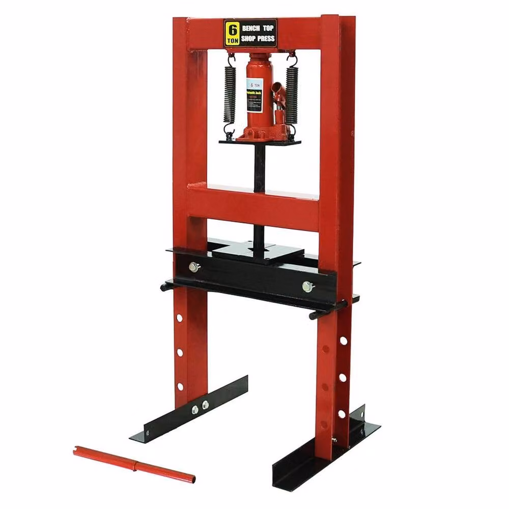 SPETLEK 6 Ton Floor Hydraulic Bench Press in Red – 2
