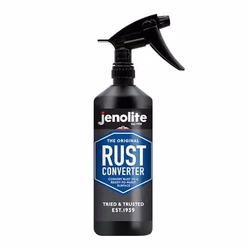 JENOLITE Black Water-Based Rust Converter Spray for Metal, 500 ml – 1