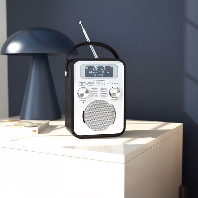 Blackfriars 2 DAB Portable Bluetooth Radio with FM, Black