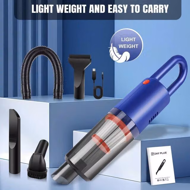 EONLION Cordless Handheld Rechargeable Vacuum Cleaner in Blue