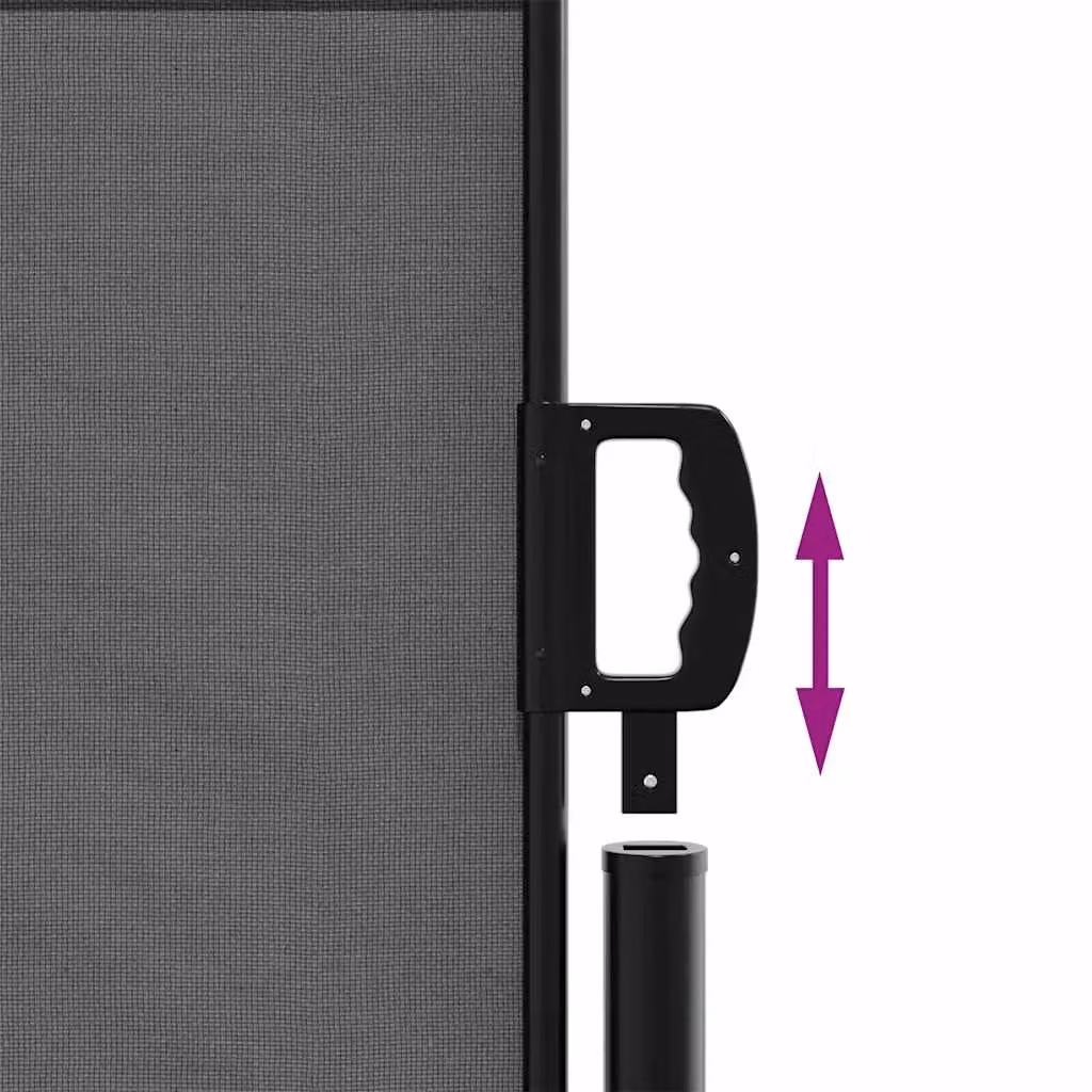 Berkfield Home Retractable Side Awning in Anthracite, W/H: 140 x 600 cm – 3