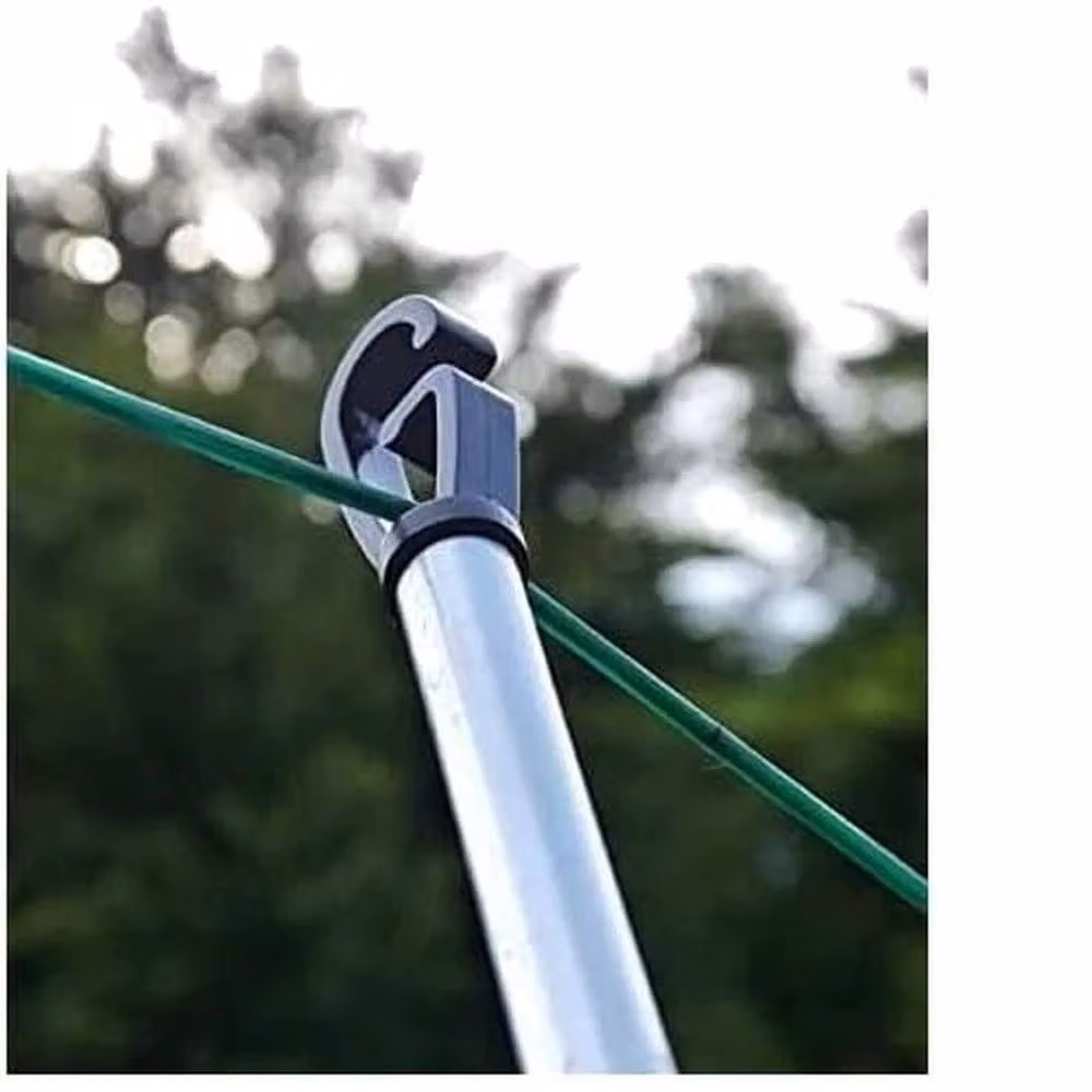 PAWNORA Height Adjustable Telescopic Washing Line Pole in Blue – 5
