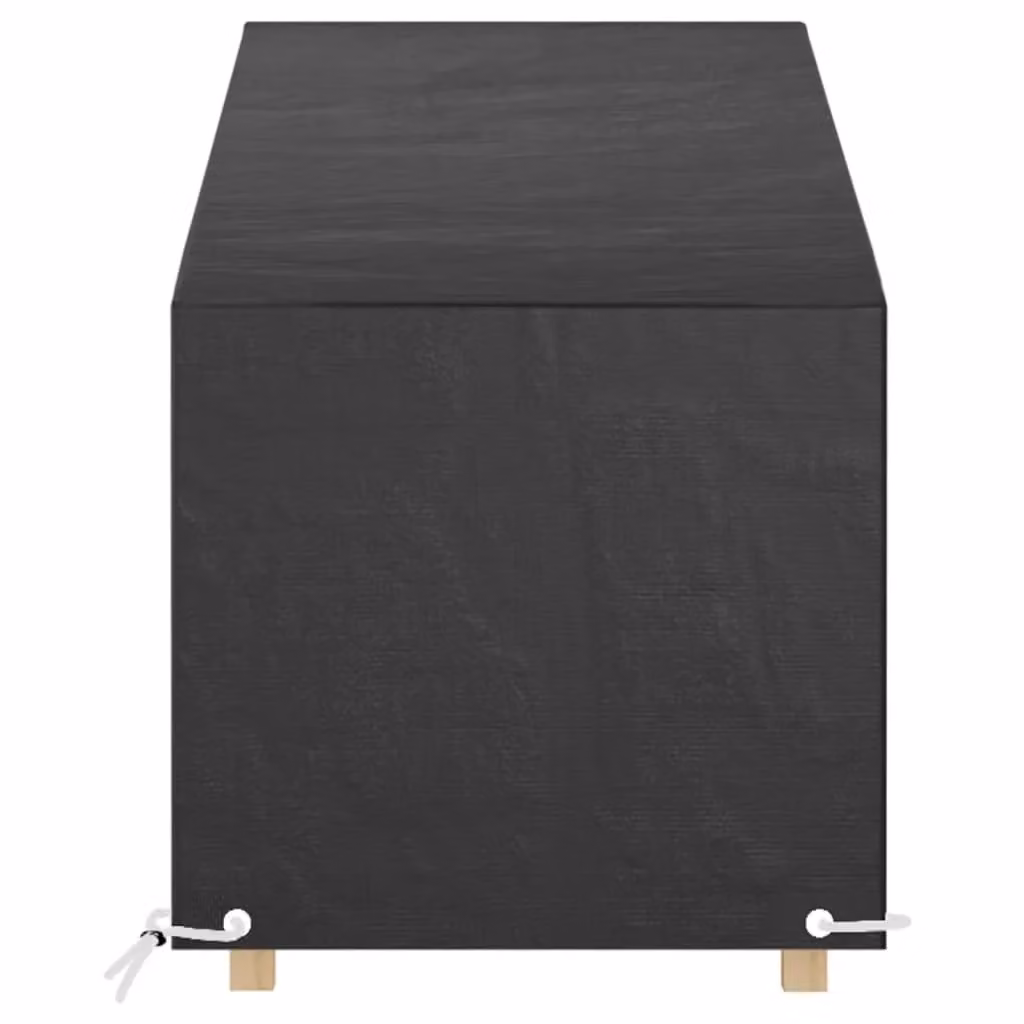 Berkfield Home Water-Repellent Sunlounger Covers, 2 Pack, Black, W: 205 cm, D: 75 cm, H: 40-70 cm – 2