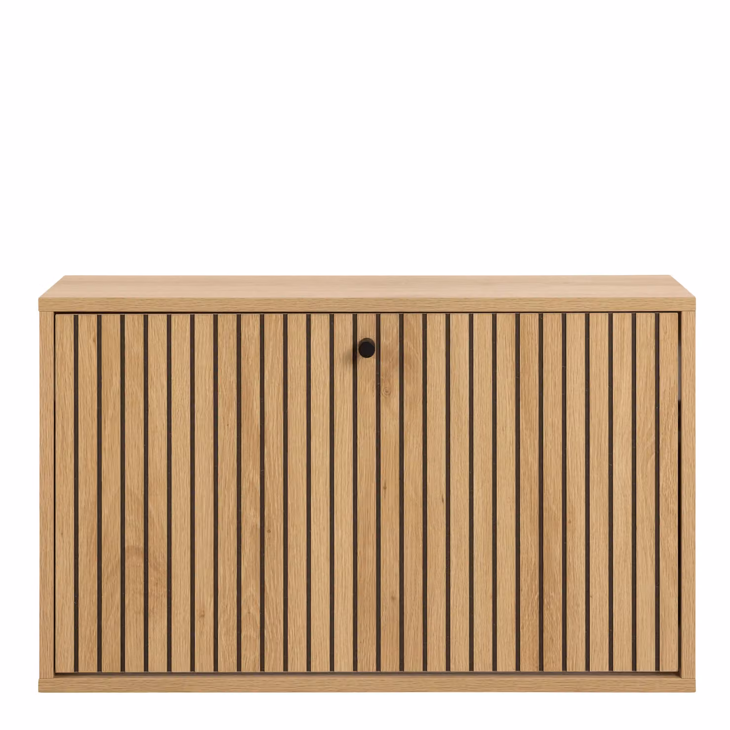 Furniture To Go Albany Shoe Cabinet with 1 Flip Down Door in Light Brown Oak – 2