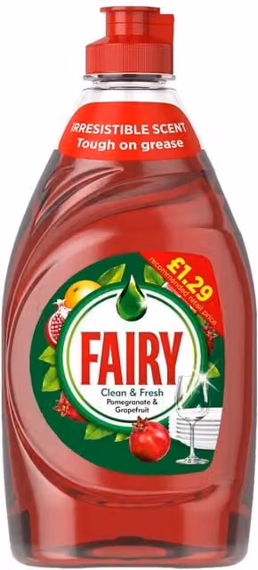 Fairy Washing Up Liquid, Red, Pack of 10