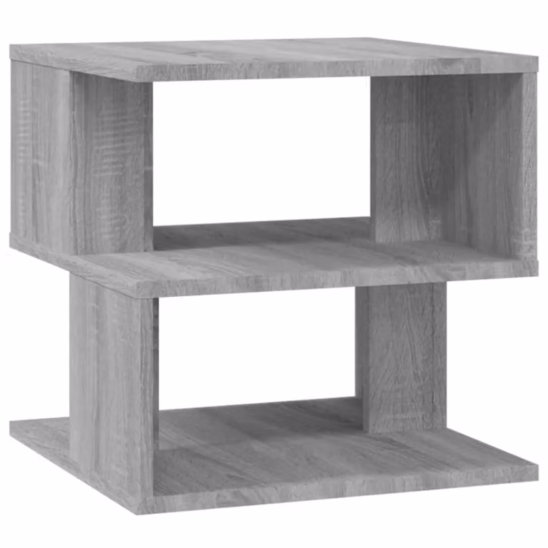Berkfield Home Sonoma Side Table in Grey, W/D/H: 40 x 40 x 40 cm