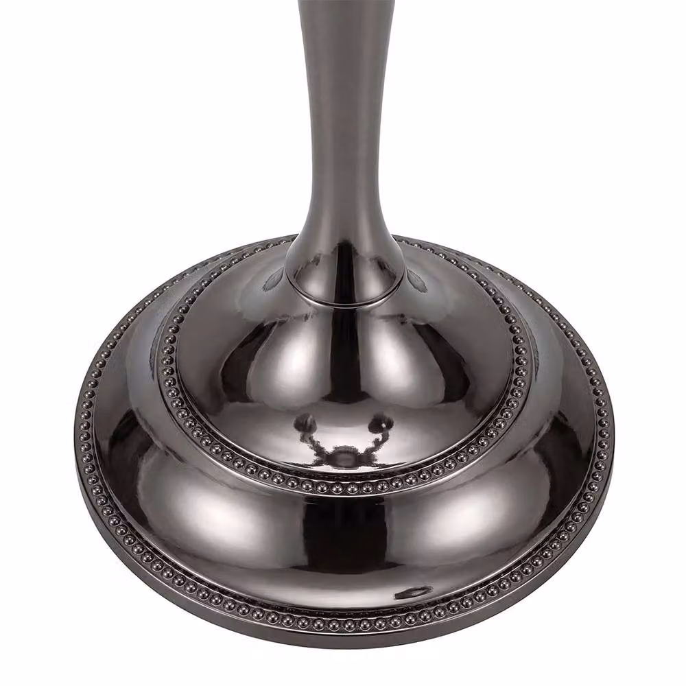 Levede 5-Arm Metal Candelabra Taper Candle Holder in Black, Height: 27 cm – 5