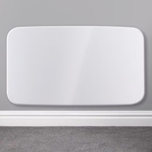 Futura WIFI Curved Designer Electric Convector Radiator Panel Heater, Wall Mounted, White, Width: 95 cm
