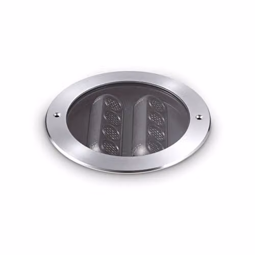 Netlighting Taurus 18W Outdoor Recessed Ground Light, Black, IP67, 3000K Warm White LED