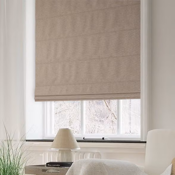 Terrys Paris Made to Measure Blackout Roman Blind in Mink