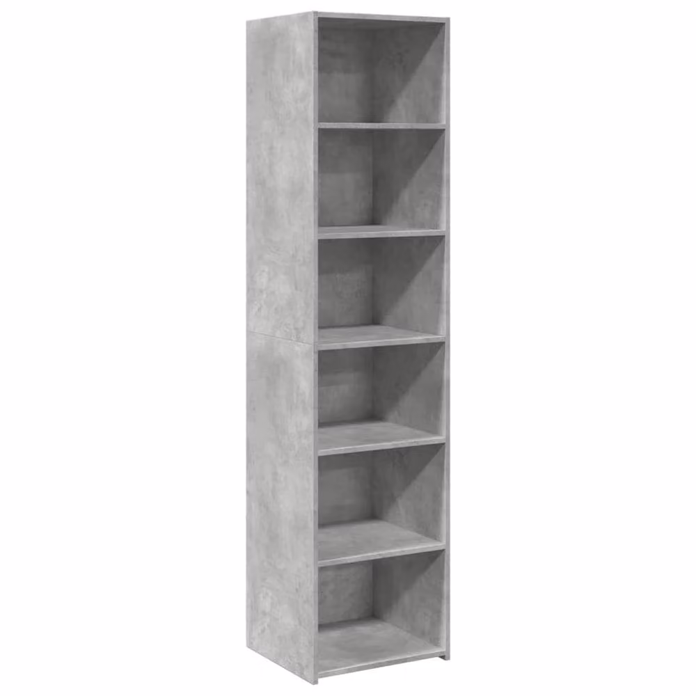 Berkfield Home Highboard in Concrete Grey, W/D/H: 45 x 41 x 185 cm – 3