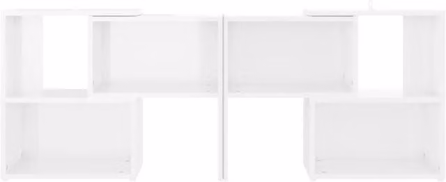 Berkfield Home High Gloss White TV Cabinet, W/D/H: 104 x 30 x 52 cm – 1