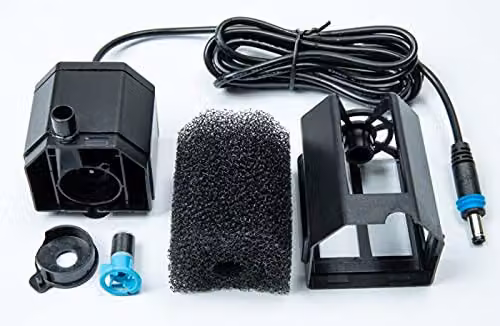 Primrose Black Solar Water Pump with 300mAh Battery Backup for Outdoor Ponds and Fountains – 4