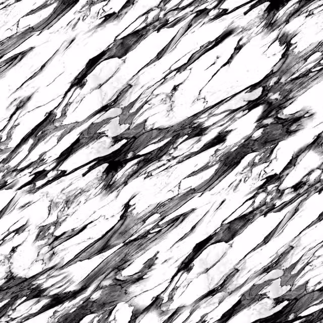 I Love Wallpaper Modern Abstract Marble Wallpaper in Black and White