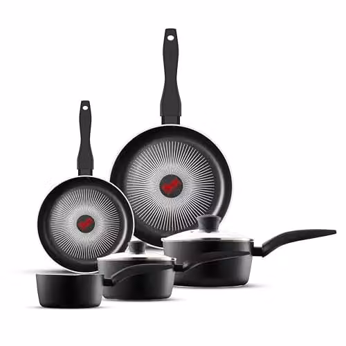 Tower SmartStart Gourmet 5 Piece Non-Stick Cookware Set in Black – 1