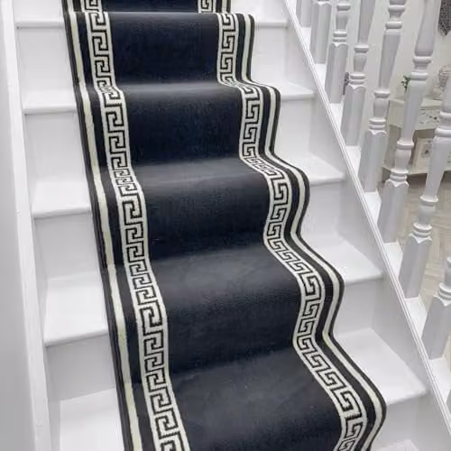 runrug Soft and Durable Stair Runner in Grey, W: 60 cm x L: 510 cm, 9mm Thickness – 1