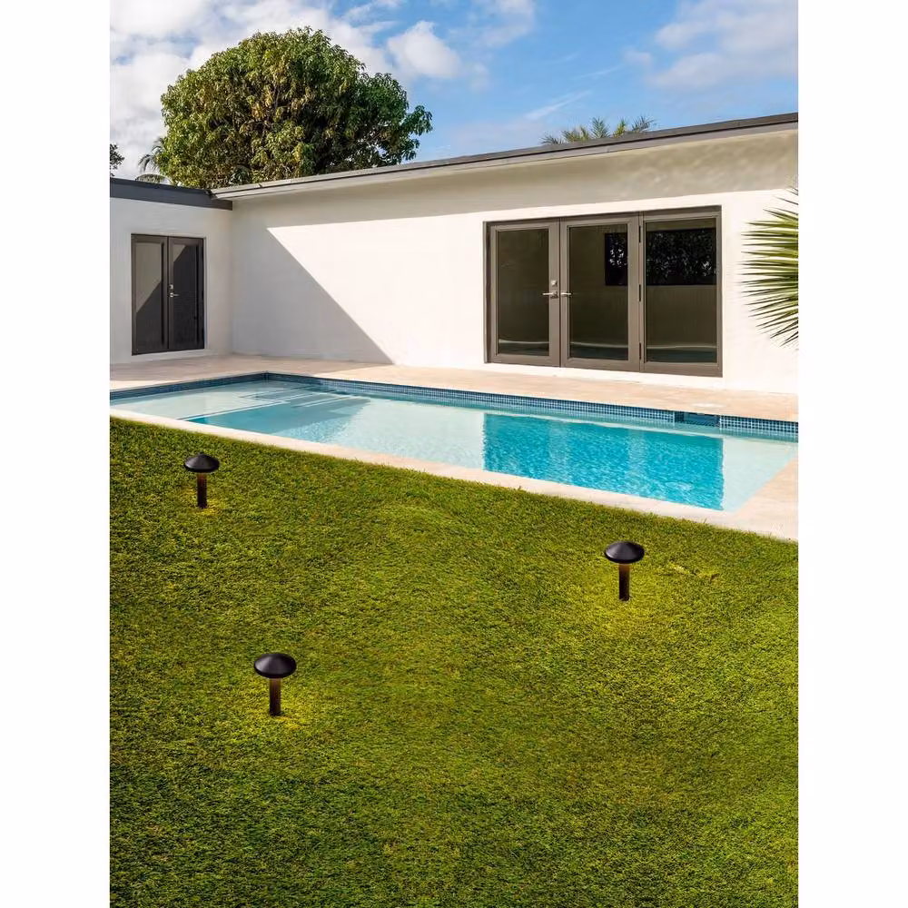 Netlighting Nemo Outdoor LED Bollard, Dark Anthracite Grey, 5W, 424lm, 3000K, IP65 – 2