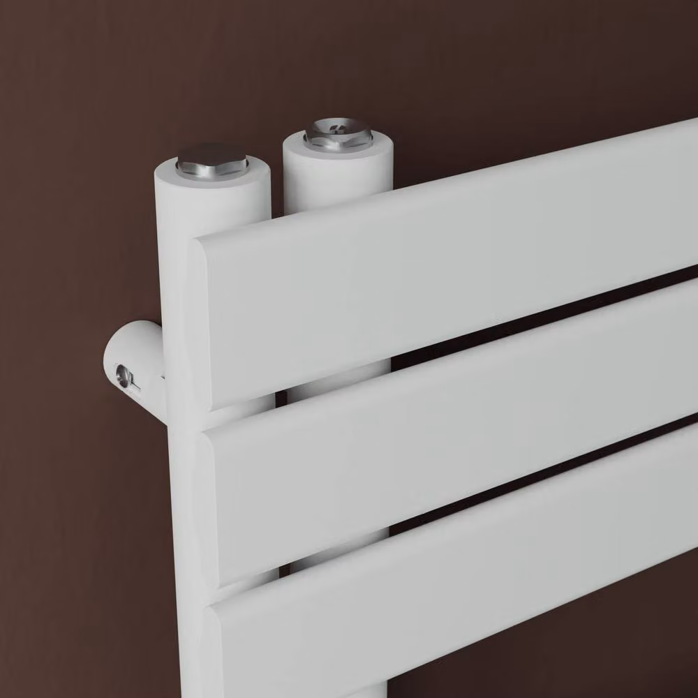 Bathroom Kingdom Vega Electric Designer Flat Panel Heated Towel Rail, White, W/H: 60 x 120 cm – 2