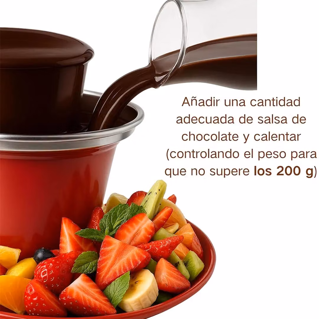 SPETLEK 3 Tier Electric Chocolate Fountain and Fondue Machine with Food Tray in Red – 3