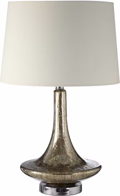 Orsina Textured Champagne Glass Table Lamp in Silver – 1