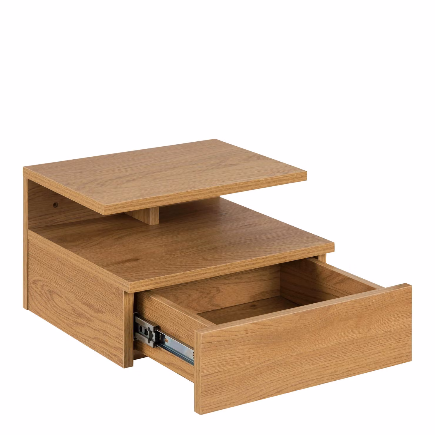 Furniture To Go Ashlan Modern Bedside Table with 1 Drawer in Light Oak – 2