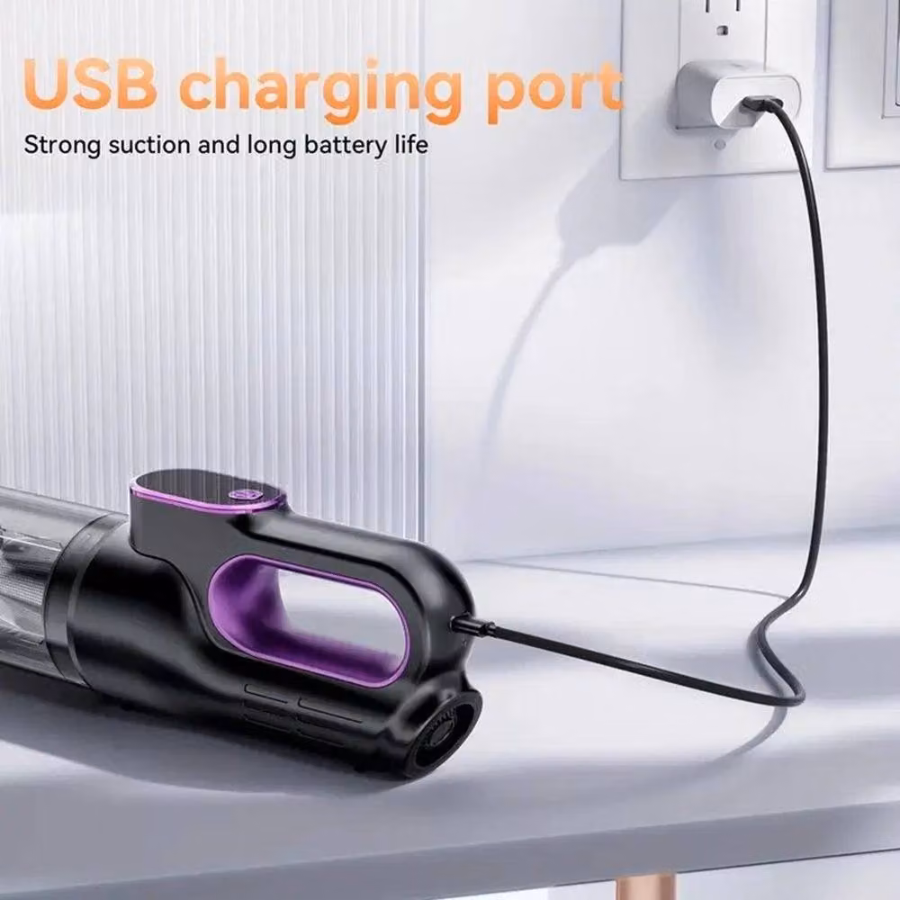 SPETLEK Cordless Handheld Rechargeable Vacuum Cleaner in Black – 6