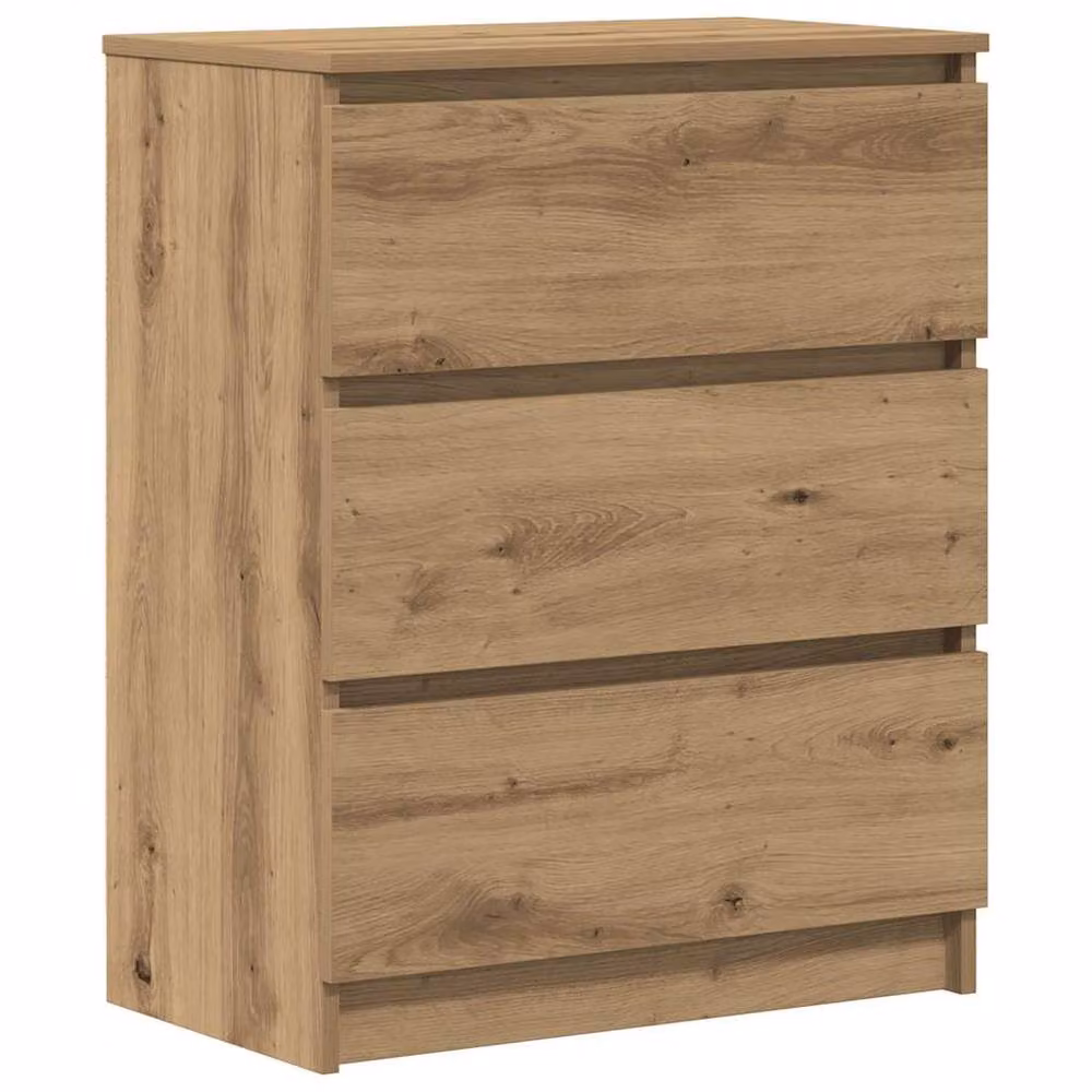 Berkfield Home Artisan Oak Sideboard in Brown, W/D/H: 60 x 35 x 76 cm – 2