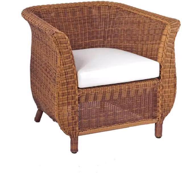 Cozy Bay Jamaica Rattan Arm Chair in Java Honey