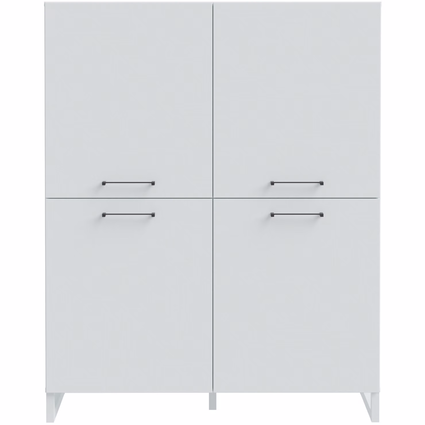 Furniture To Go Sali 4 Door Highboard in Light Grey – 2