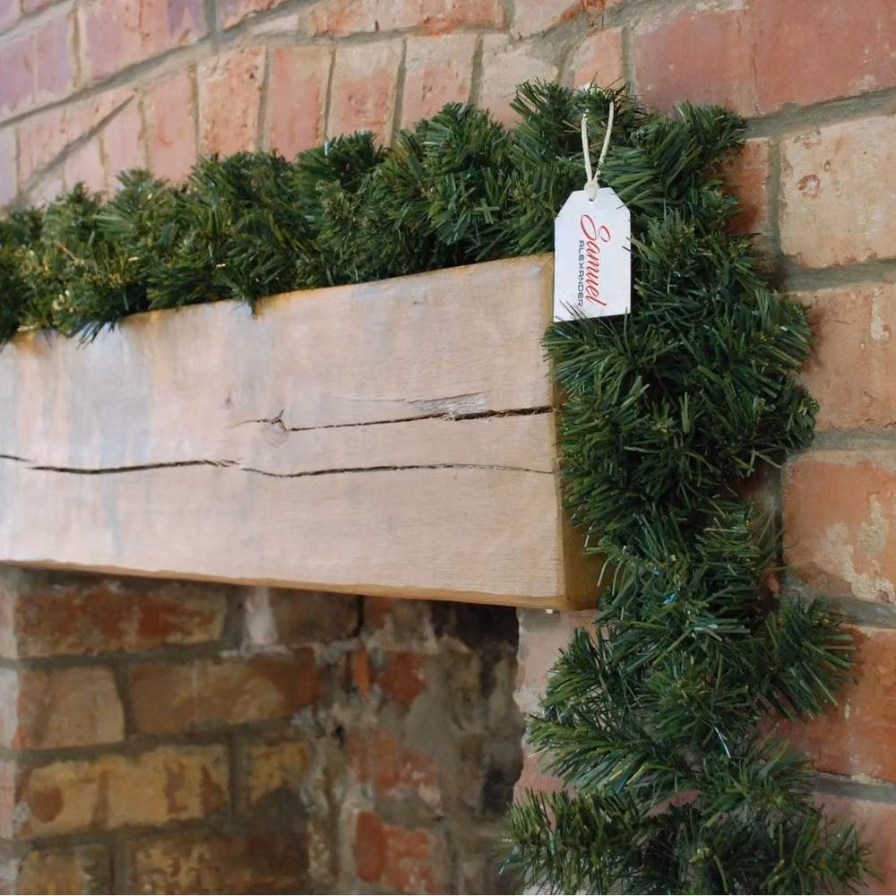 FLAVORA 2 Pack Imperial Pine Christmas Foliage in Green, W/D/H: 100 x 15 x 20 cm – 3
