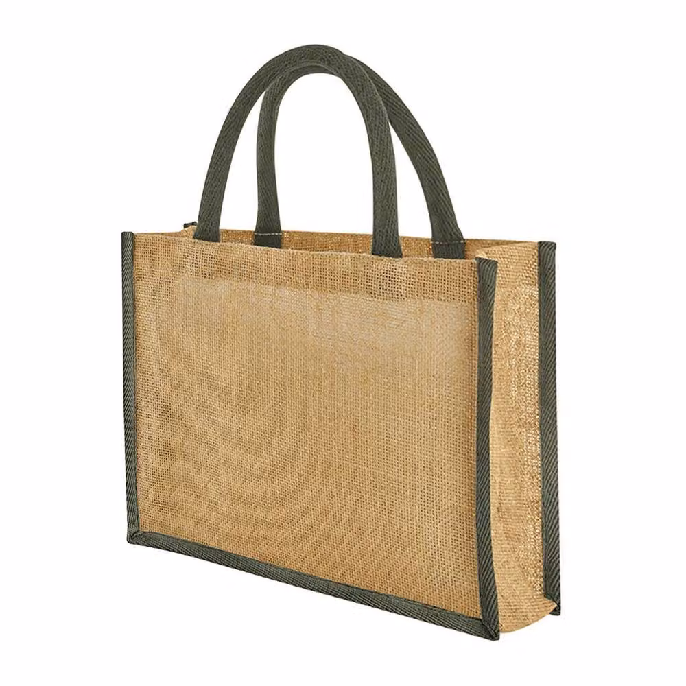 Westford Mill Midi Starched Jute Tote Bag in Beige, 14L – 2