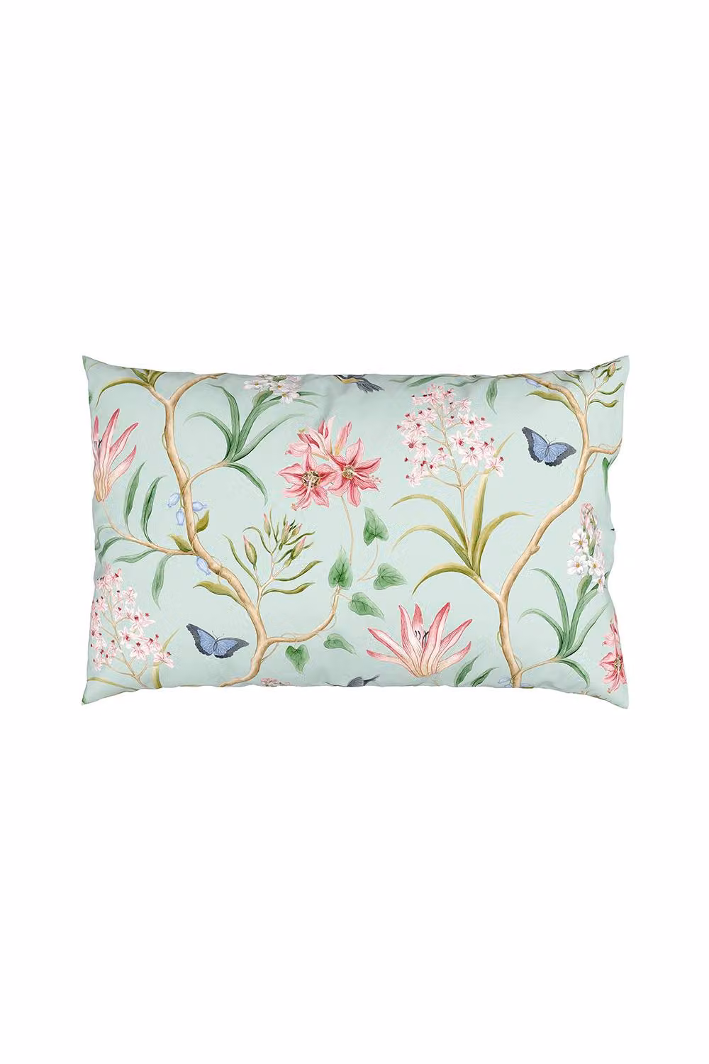 Sanderson Clementine Cotton Duvet Cover and Pillowcase Set in Turquoise, Pink and Blue, 180 x 200 cm – 2