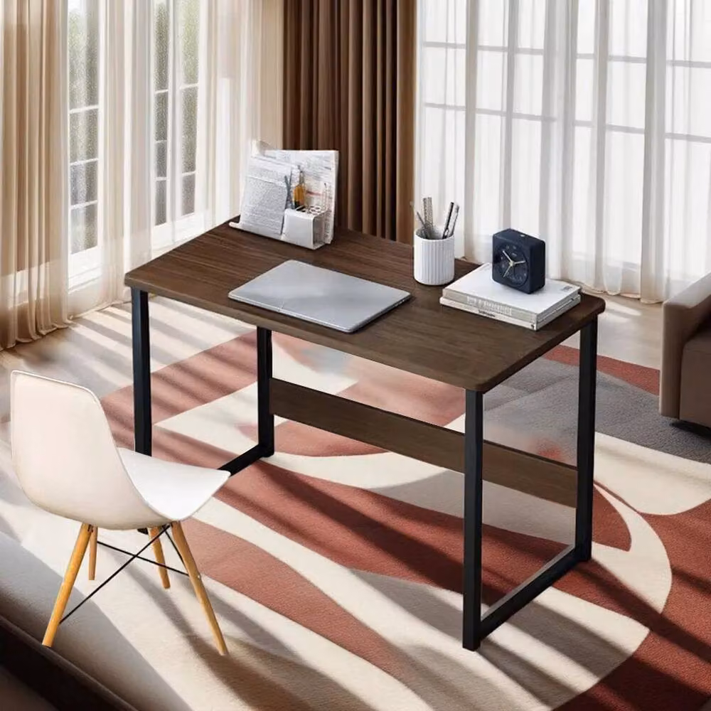 PAWNORA Modern Oak Computer Desk in Brown – 2