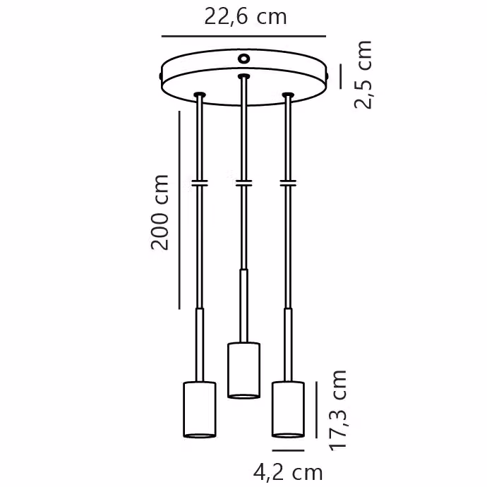 Nordlux Paco Cylinder Pendant Light in Gold Brass Metal with E27 Socket – 2
