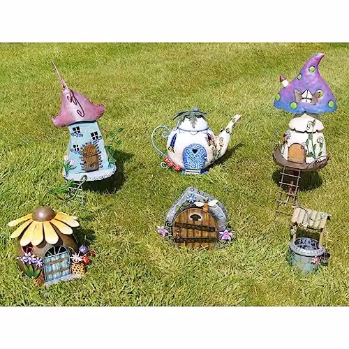Gifts Direct 2 U Multicolour Metal Fairy Garden Doorway Ornament – 4