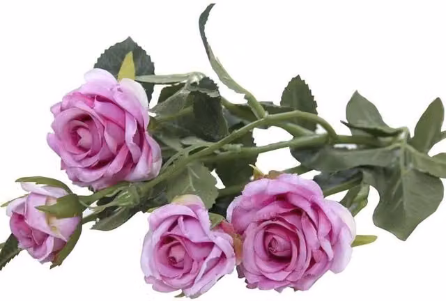 Kingsbury Gifts Artificial Camelot Garden Rose Spray in Lavender and Purple, Height: 70 cm
