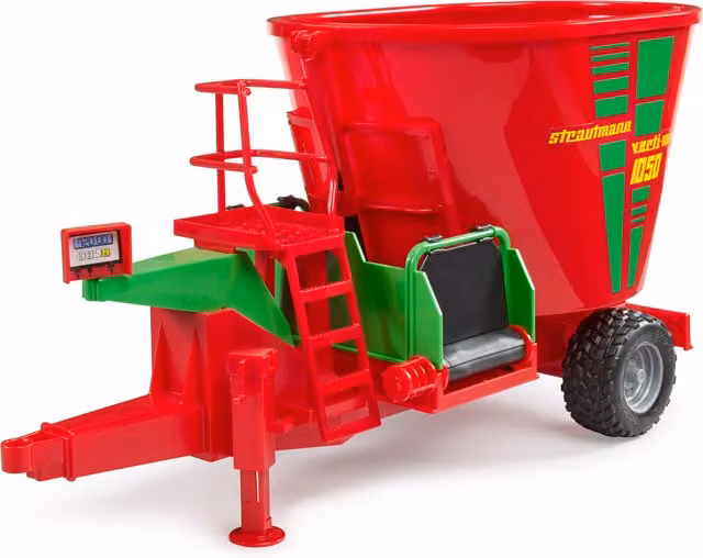 Bruder Strautmann Verti-Mix 1050 Fodder Mixer Toy Vehicle Playset, Green