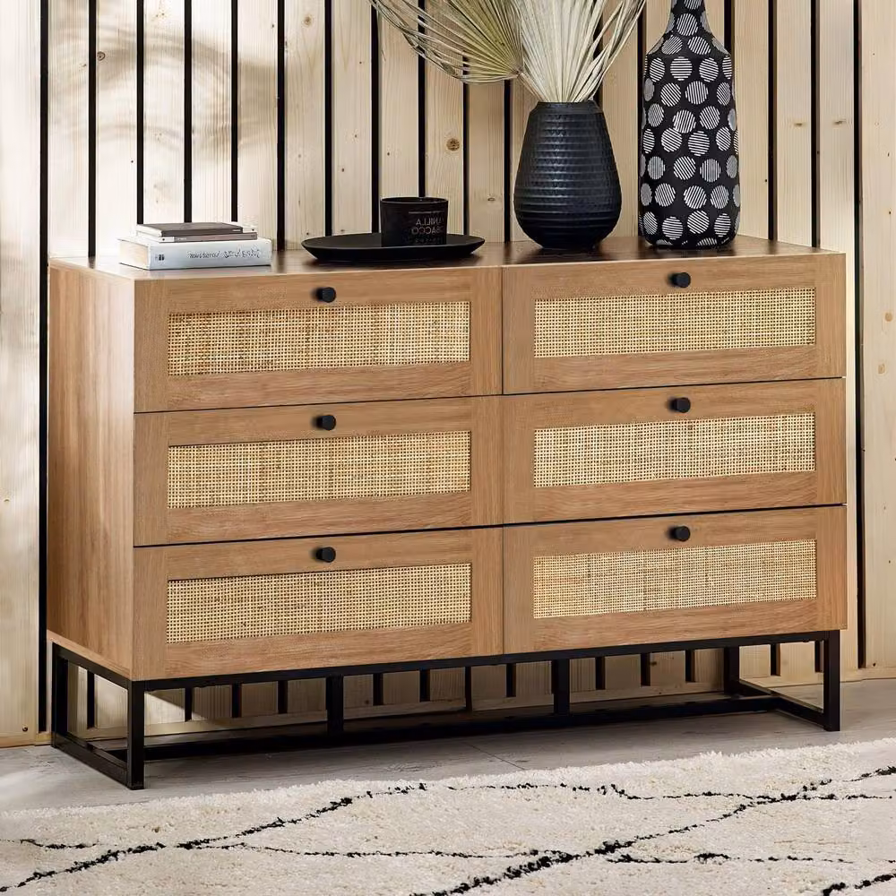 Cheshire Premium Trelawny 6 Drawer Chest in Brown Oak – 2
