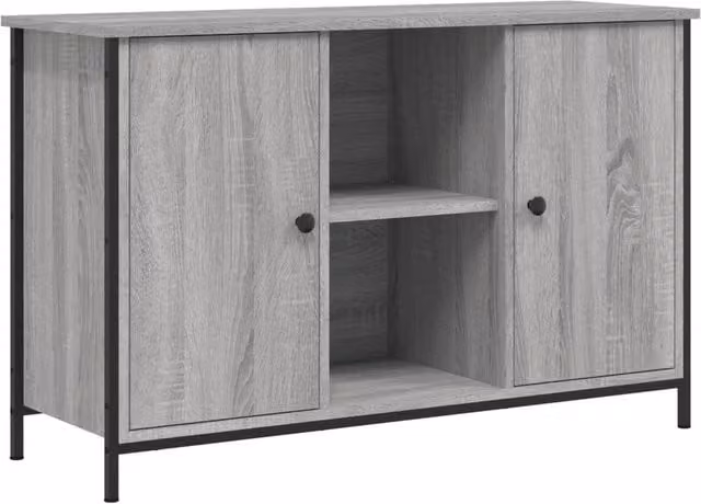 Berkfield Home Grey Sonoma TV Cabinet W/D/H: 100 x 35 x 65 cm – 1