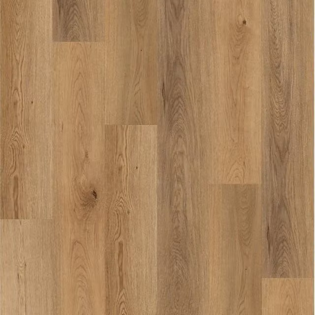 Guardian Click Wood Look Vinyl Flooring Planks in Beige, Pack of 8