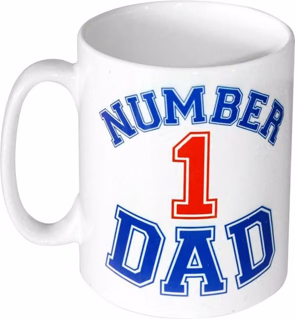Pyramid International Number 1 Dad Ceramic Mug in White