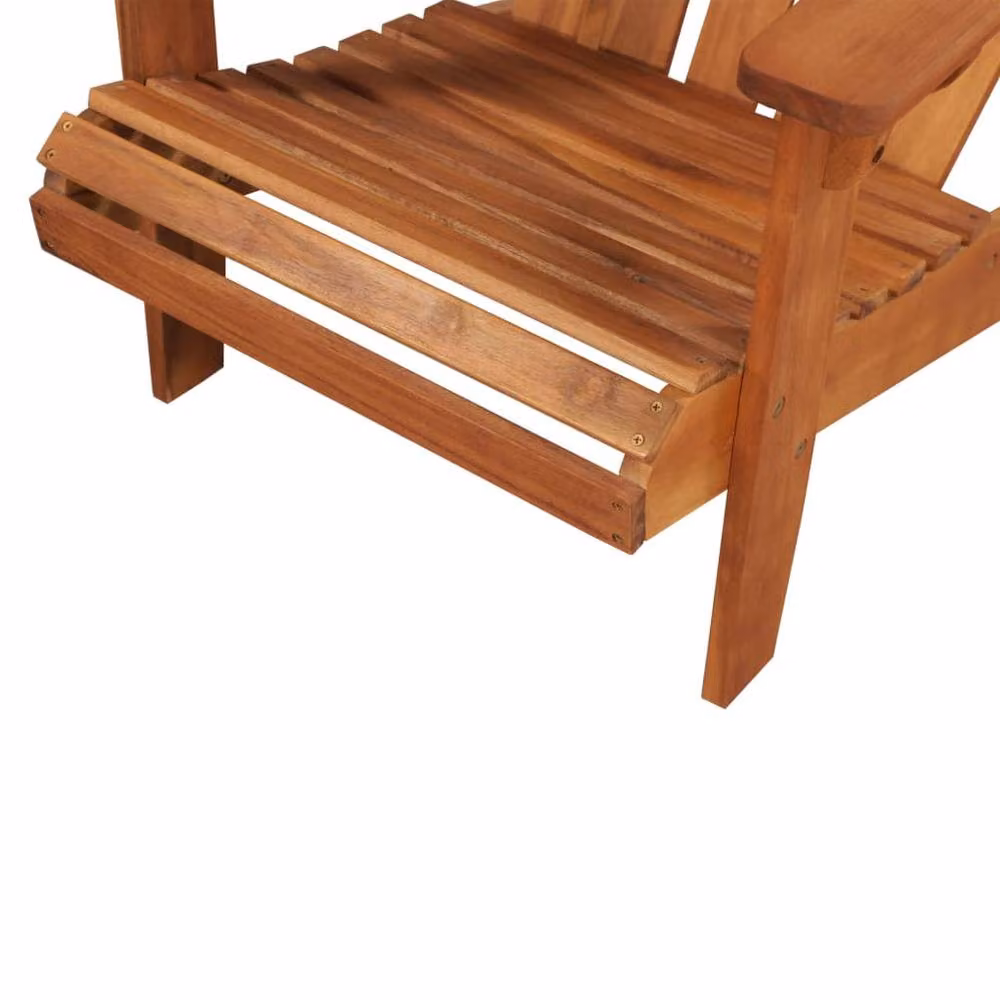 Berkfield Home Adirondack Garden Chair in Brown Solid Acacia Wood – 2