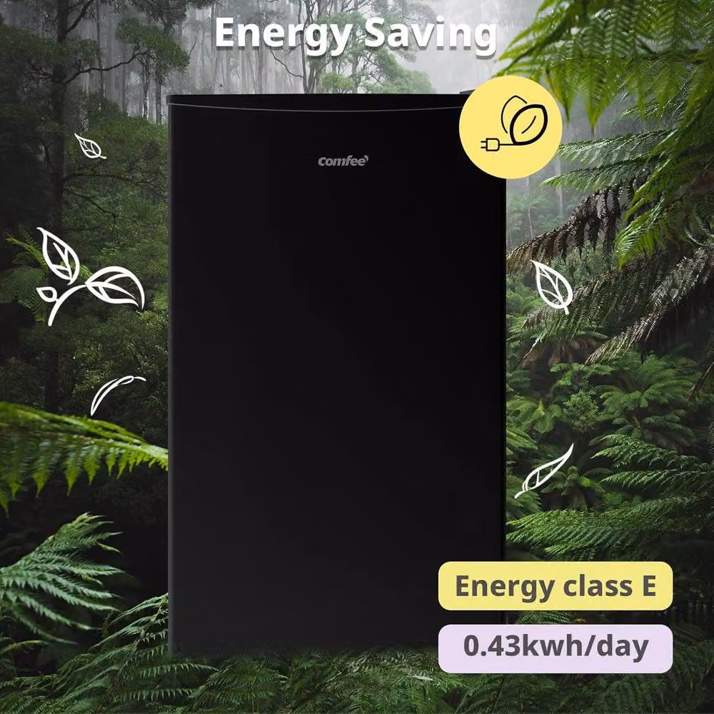 Living and Home 60L Freestanding Under Counter Upright Freezer with Adjustable Thermostat and Reversible Door, Black, W/D/H: 44.5 x 41.0 x 84.5 cm – 7
